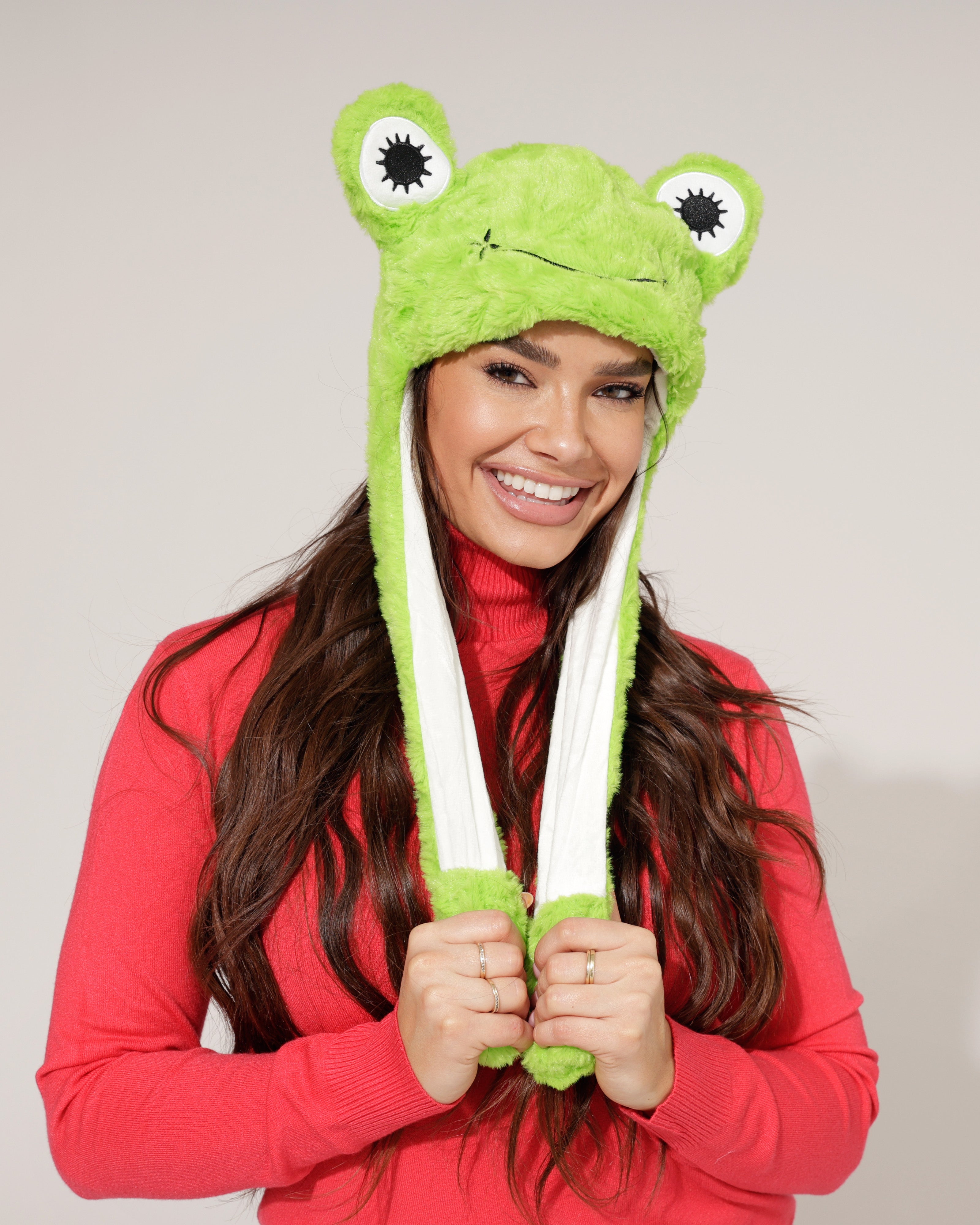 Oetelmuts kikker met bewegende oren en lichtjes