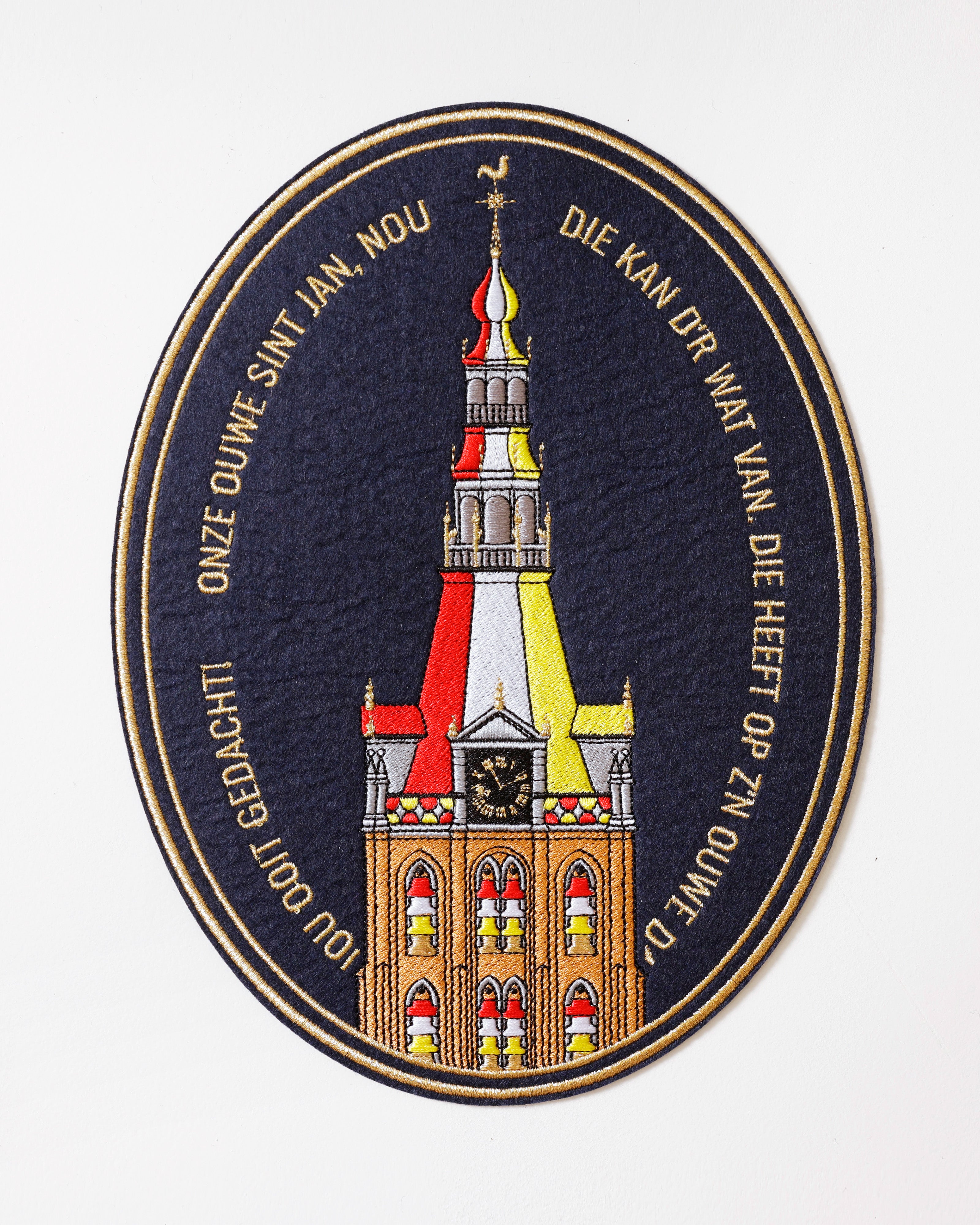 Oeteldonks Rugembleem Onze Ouwe Sint Jan – Nou Die Kan D’r Wat Van