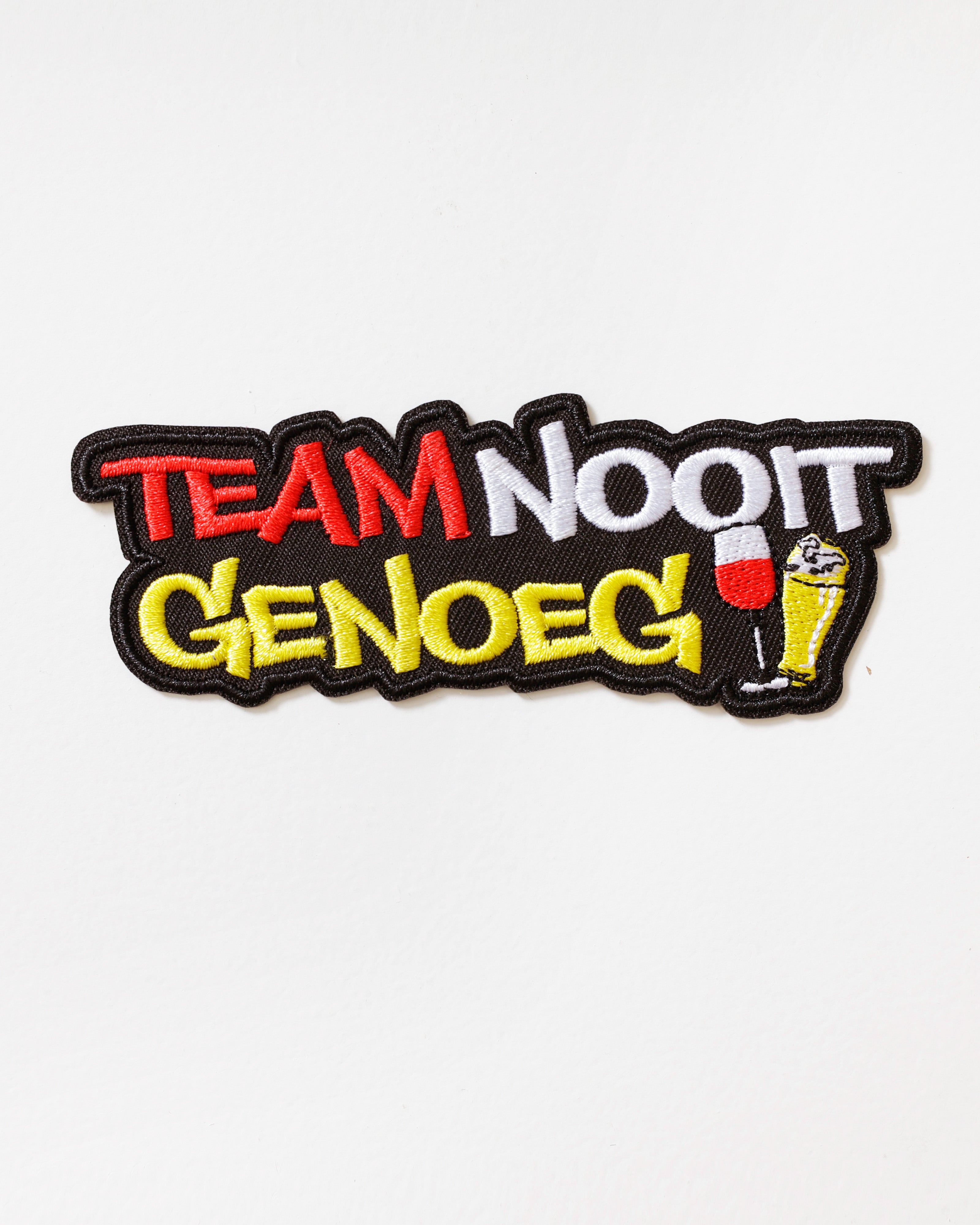 Oeteldonks embleem Team Nooit Genoeg
