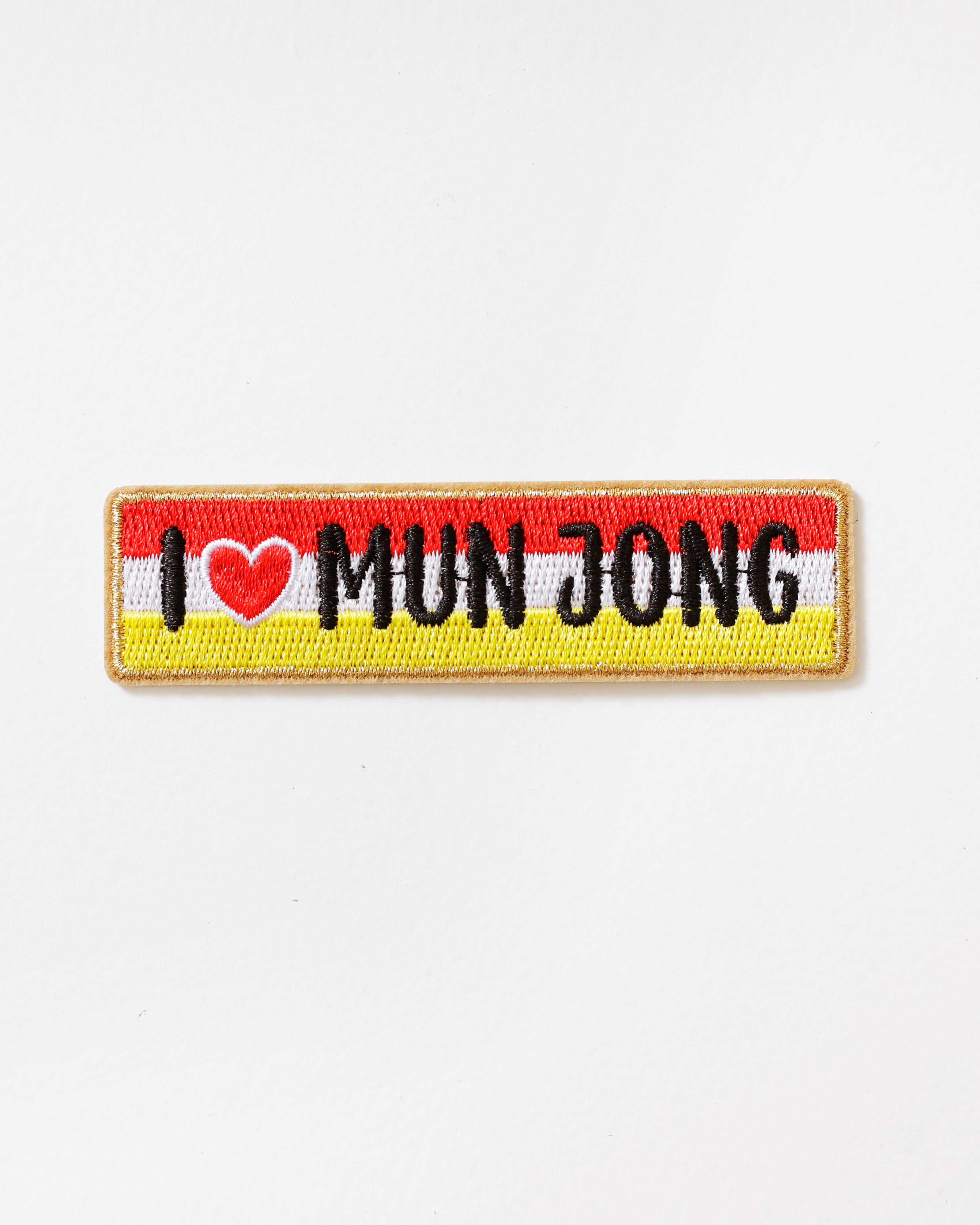 Oeteldonks embleem “I love Mun Jong”