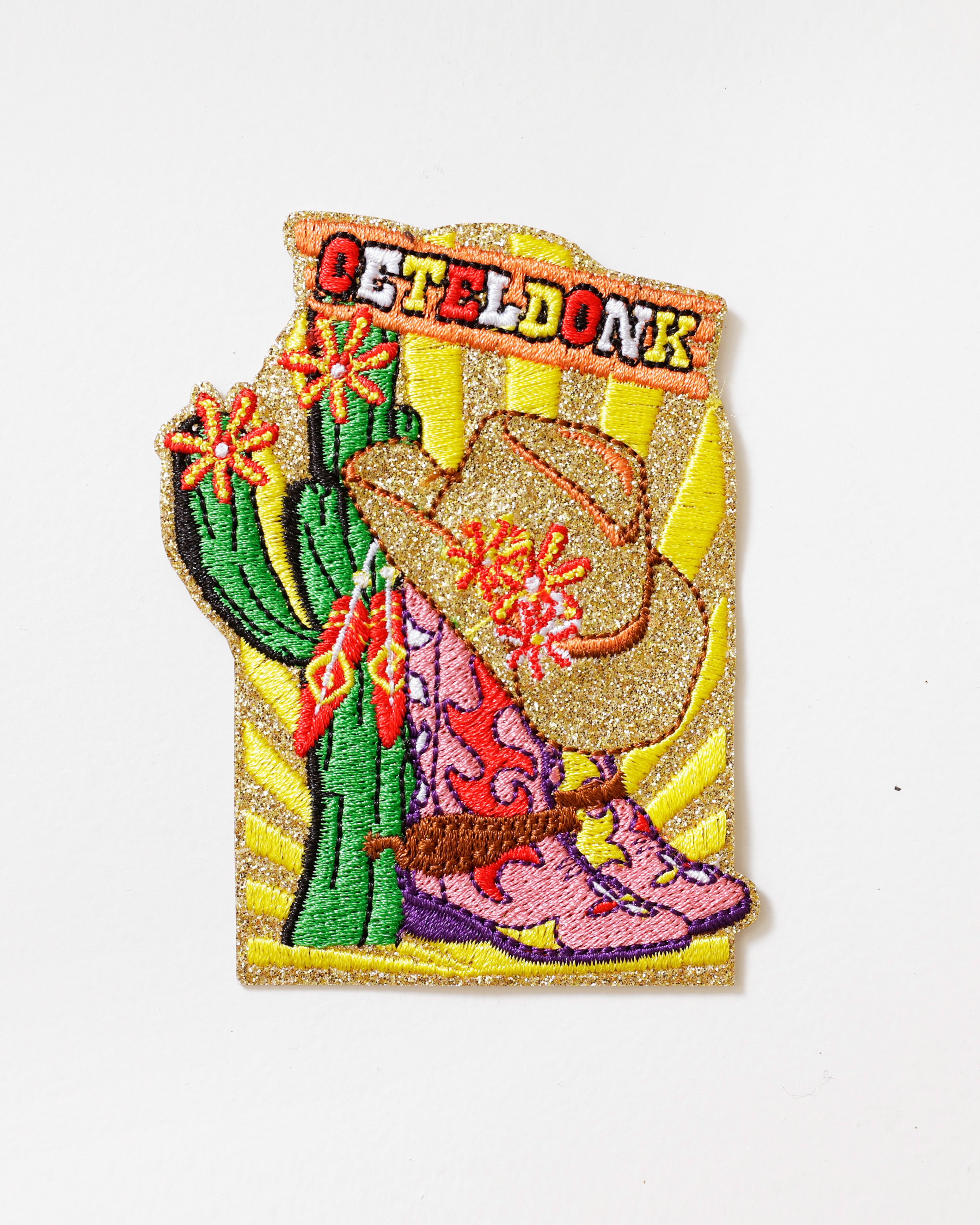 Embleem Oeteldonk – Cowboylaars Met Glitter