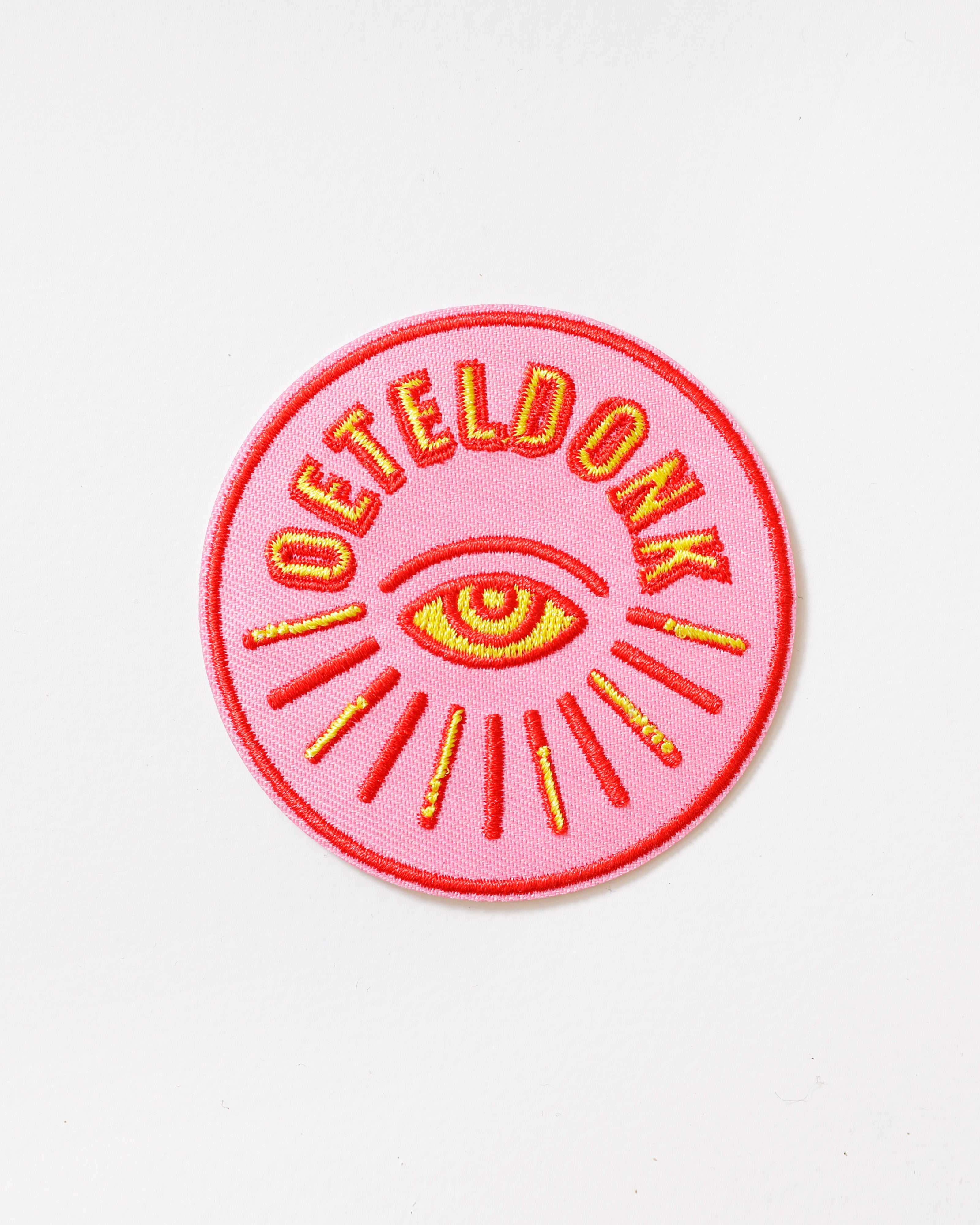 Embleem Oeteldonk – Oeteldonk Oog Roze Rond