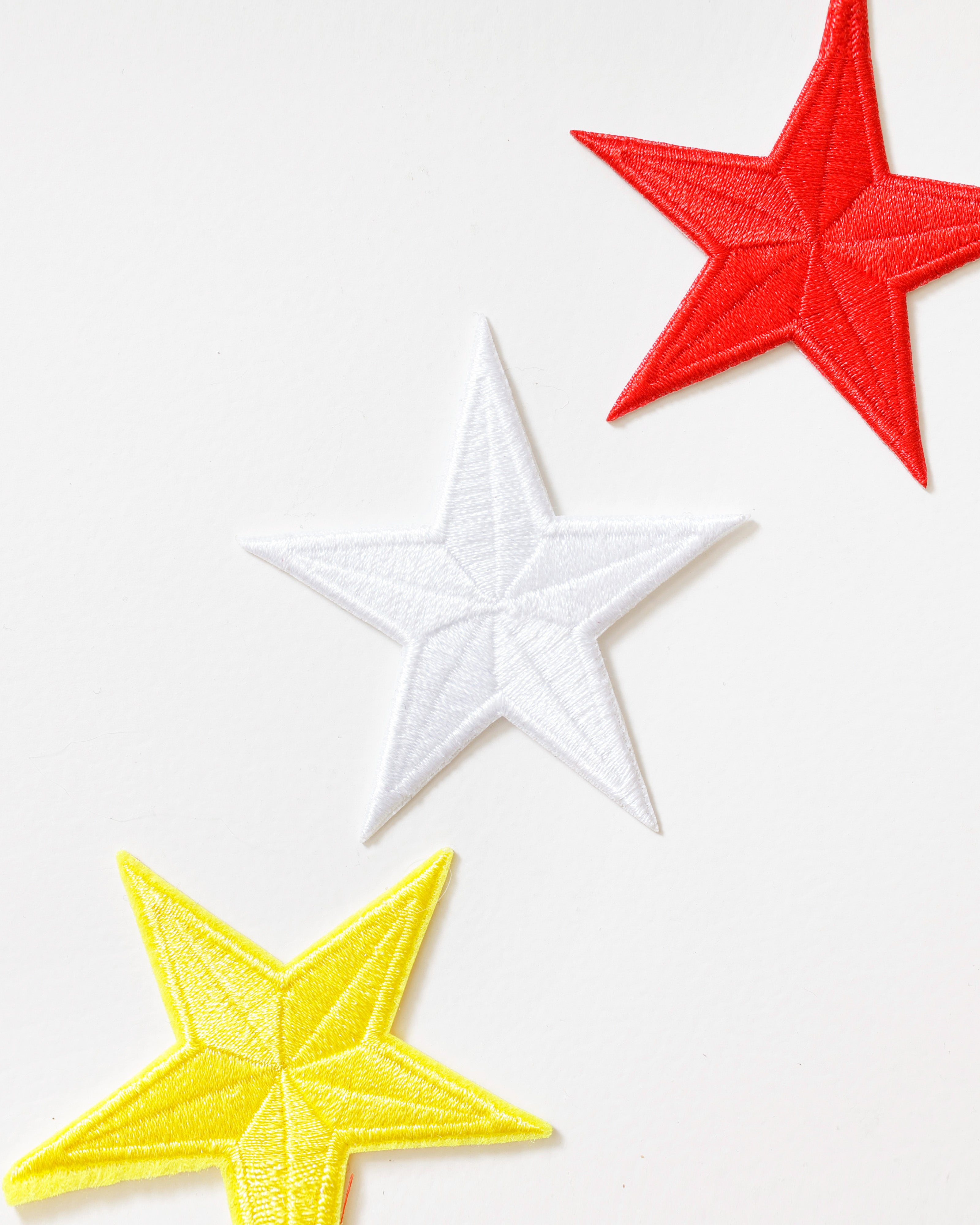 Embleem Ster Wit – 7 cm