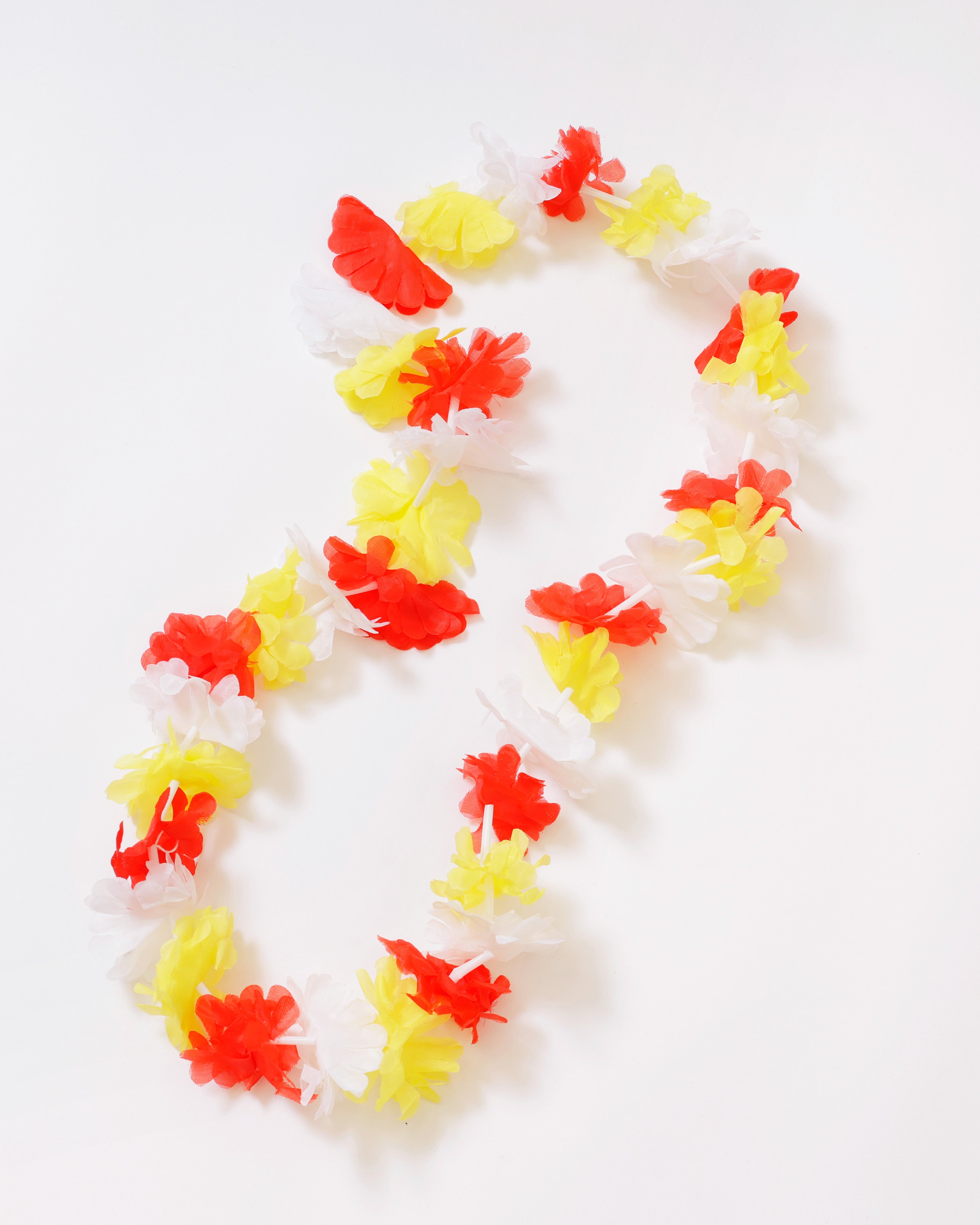 Bloemenkrans Rood Wit Geel