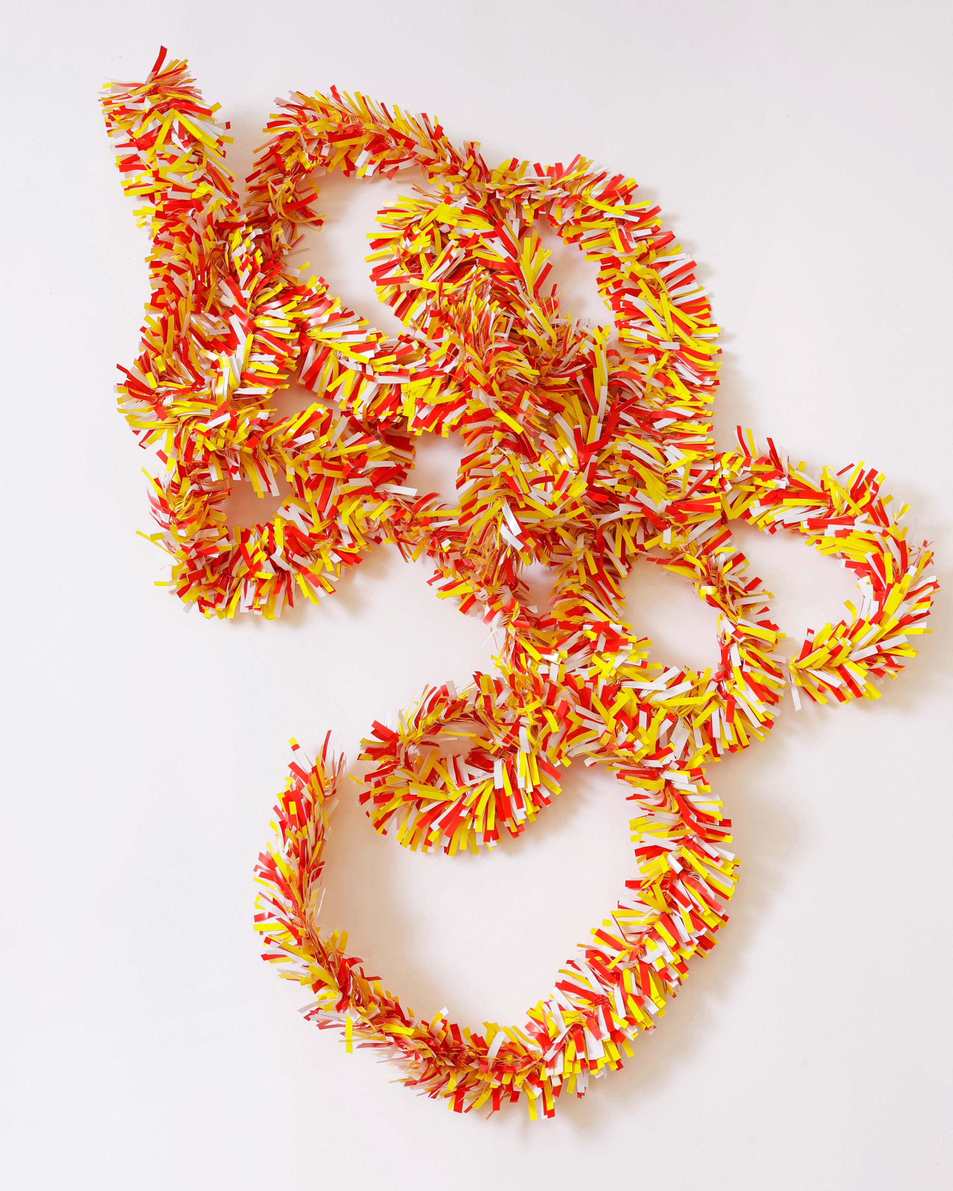 Oeteldonkse Decoratieslinger Rood-Wit-Geel – 5 Meter