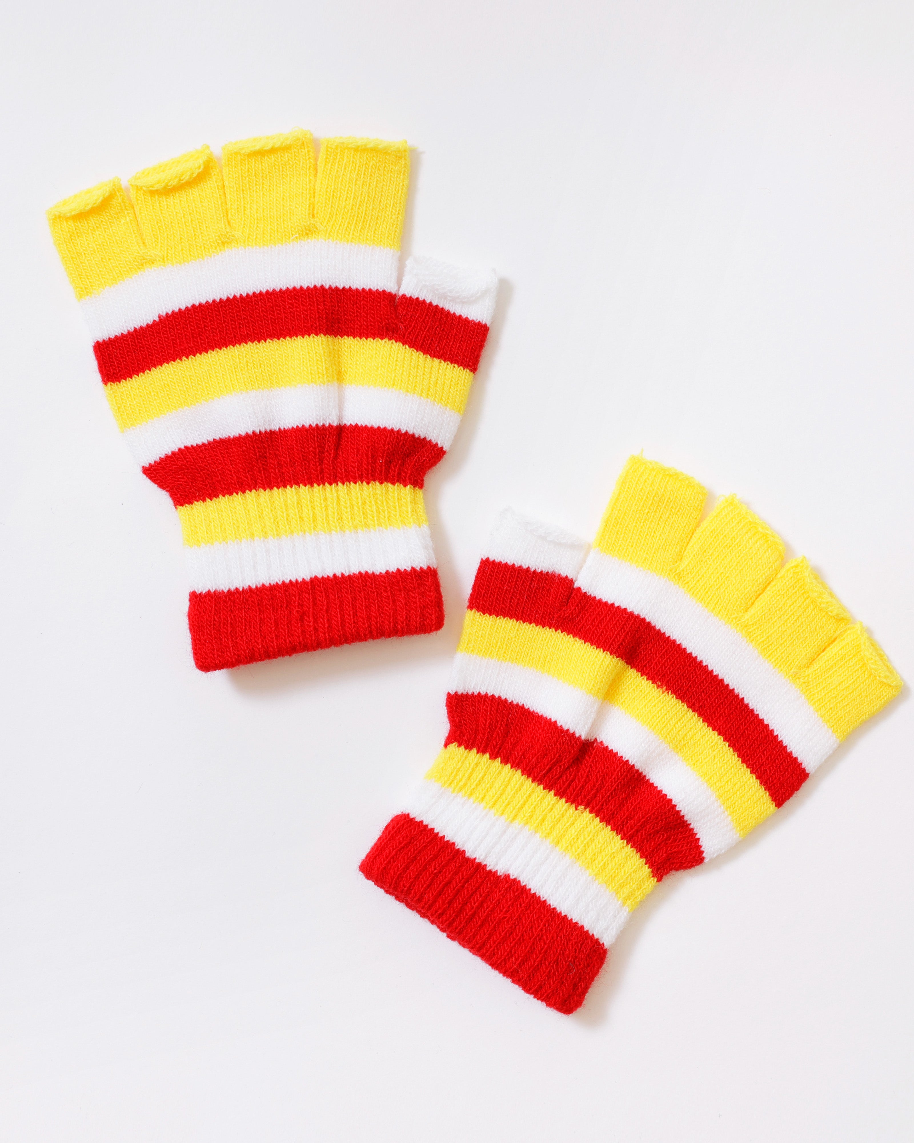 Oeteldonkse Handschoenen Rood-Wit-Geel / Volwassenen