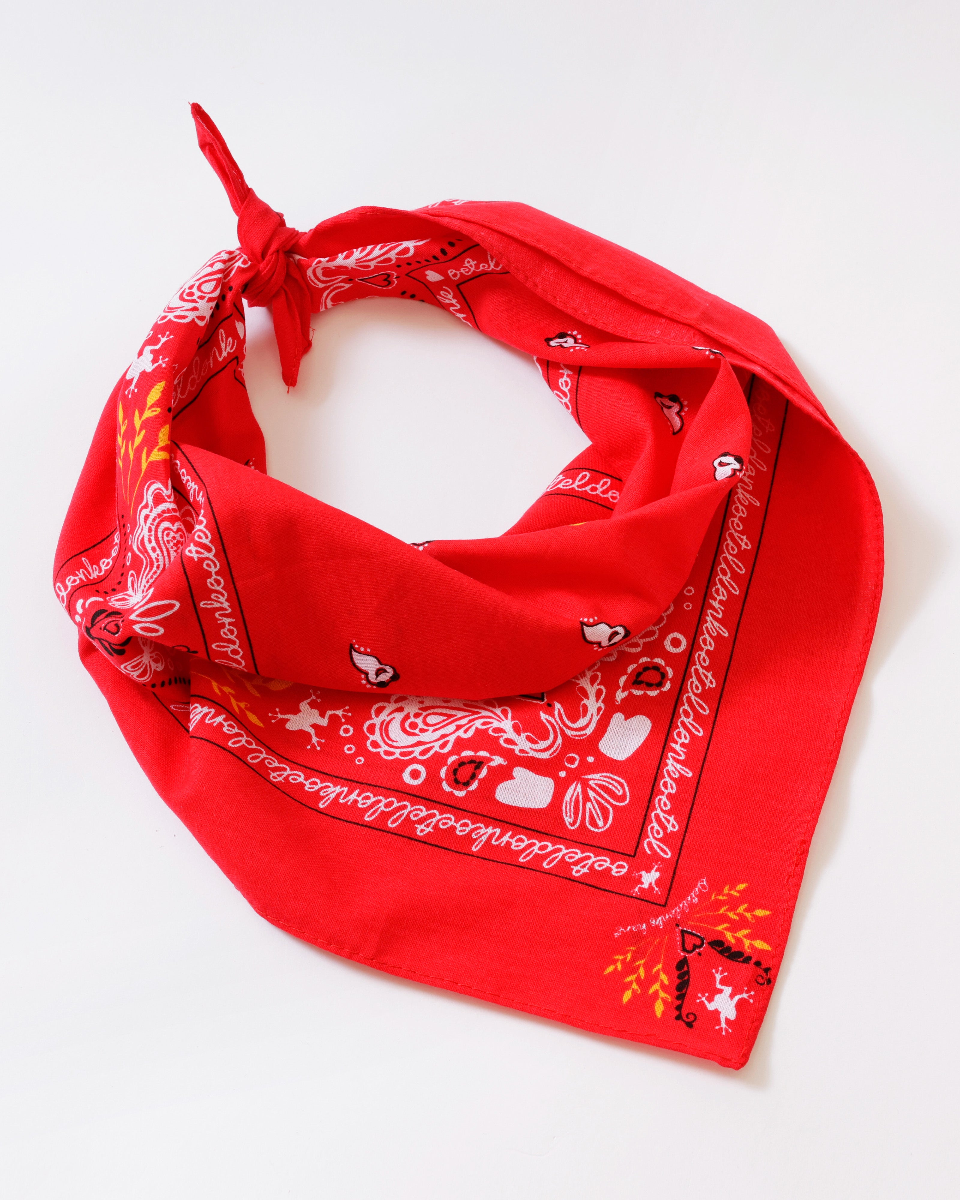 Rode Boeren Zakdoek Oeteldonk-tekst