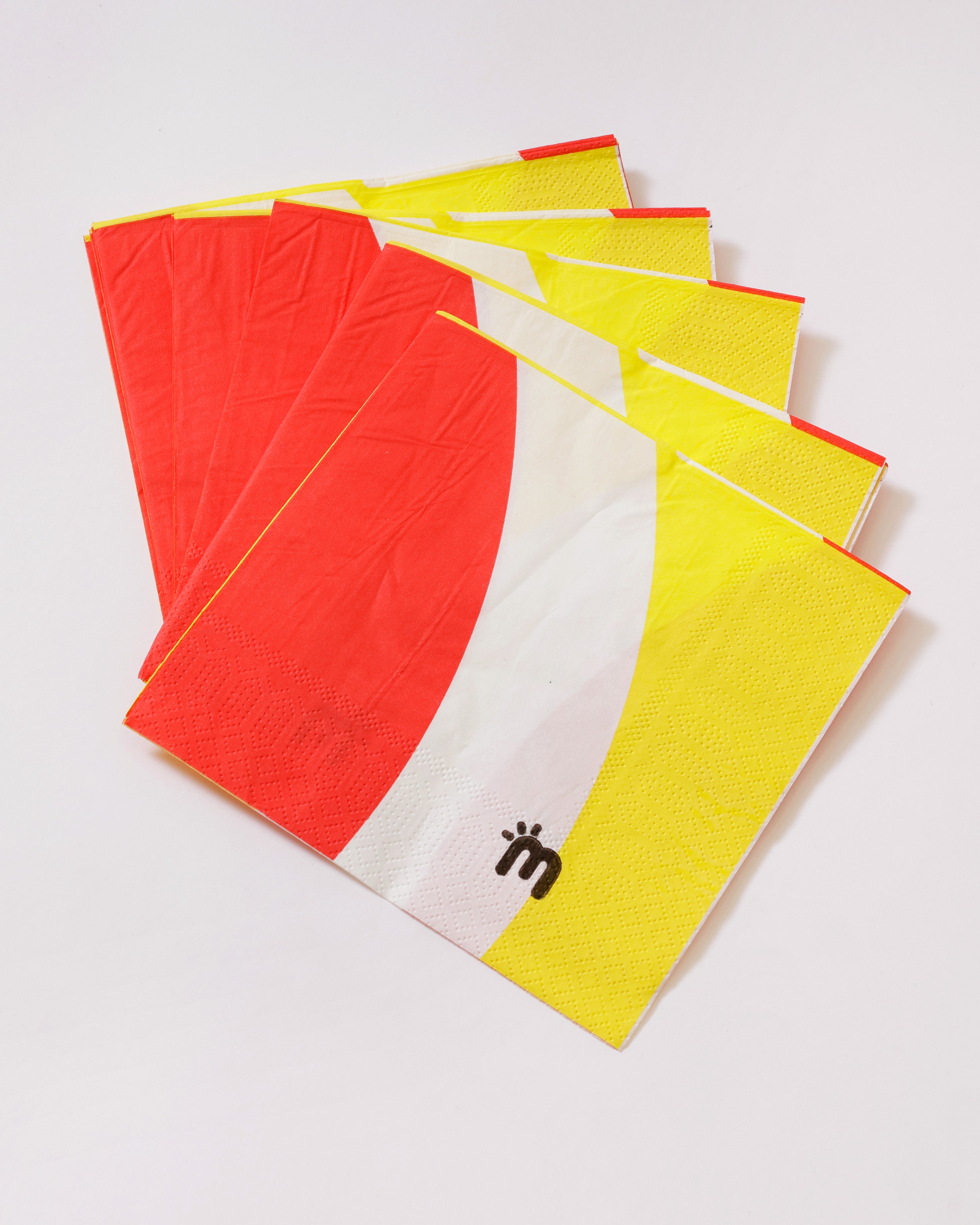 Servetten Rood Wit Geel