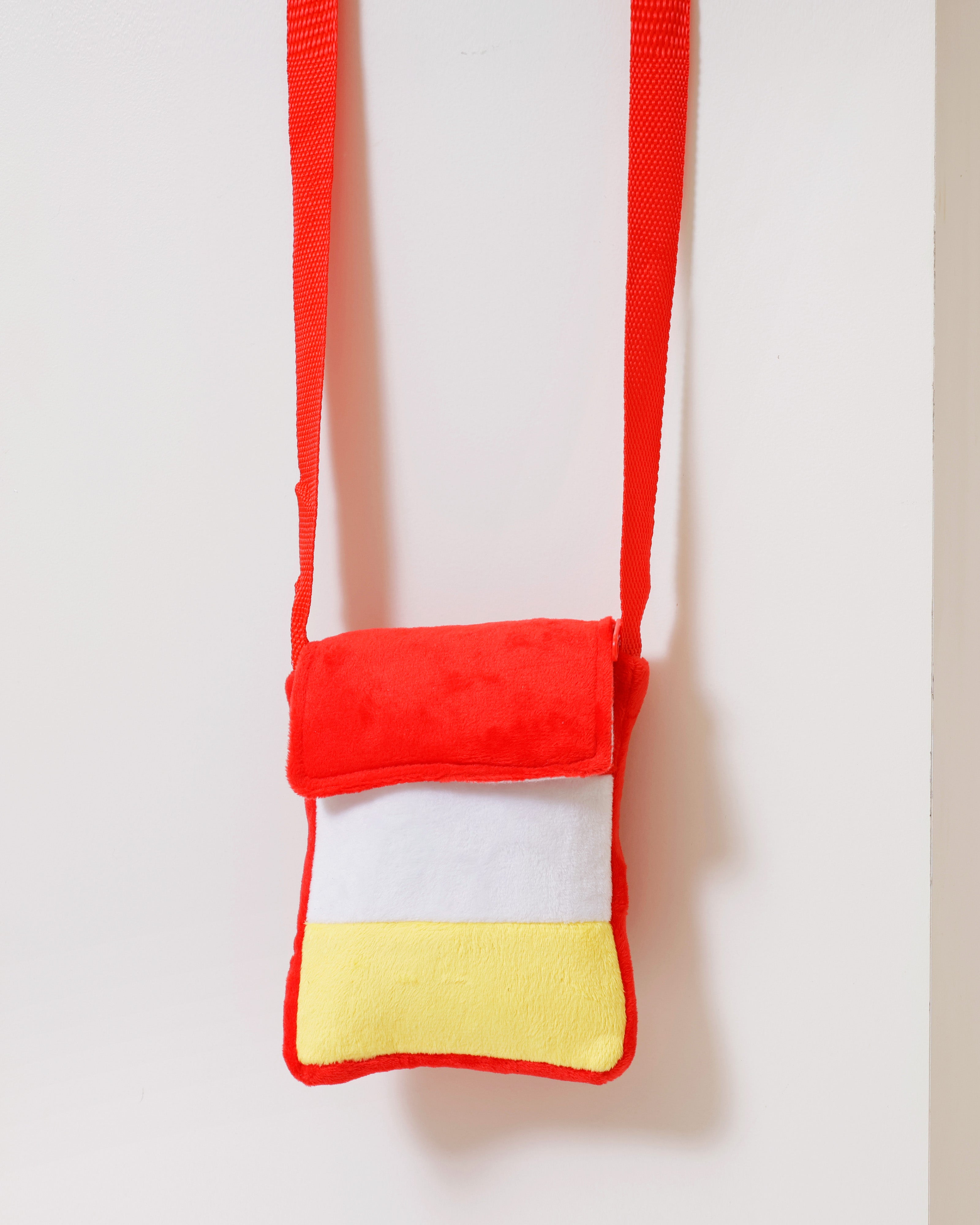 Oeteltas Rood Wit Geel – Schoudertas voor Carnaval