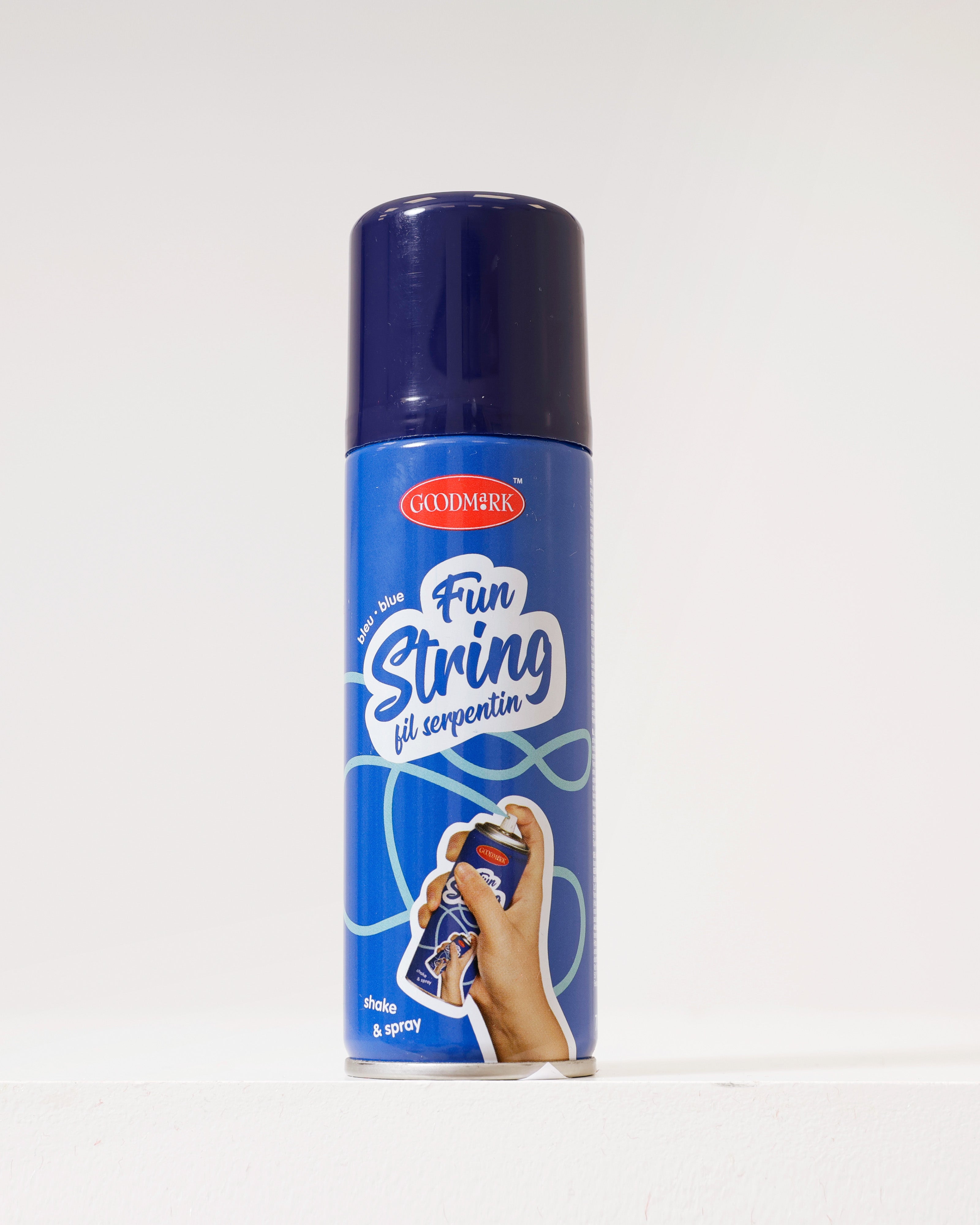 Fun string Serpentine spray - Blauw