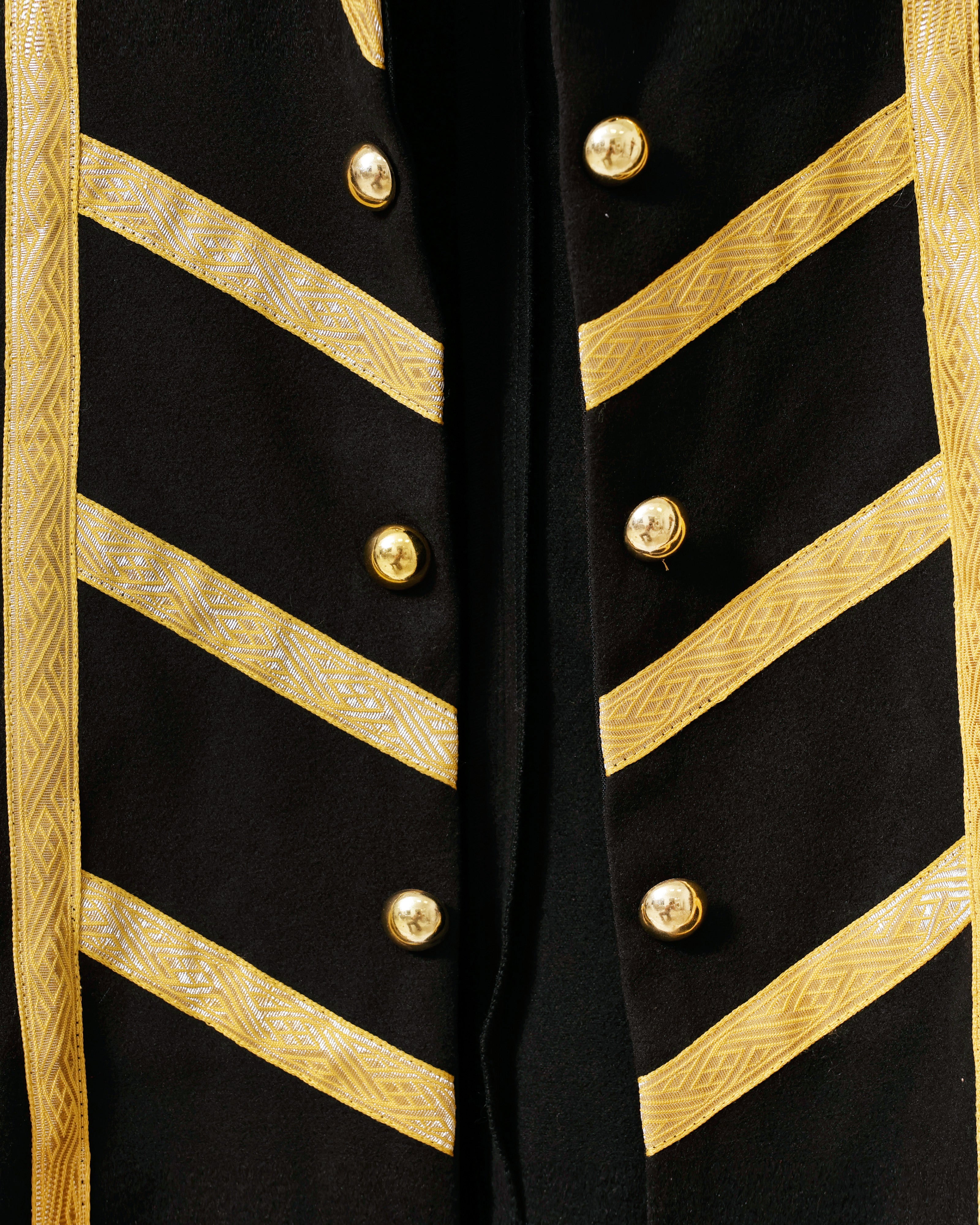 Oeteldonkse Lange Herenjas met Gouden Schouderfranjes