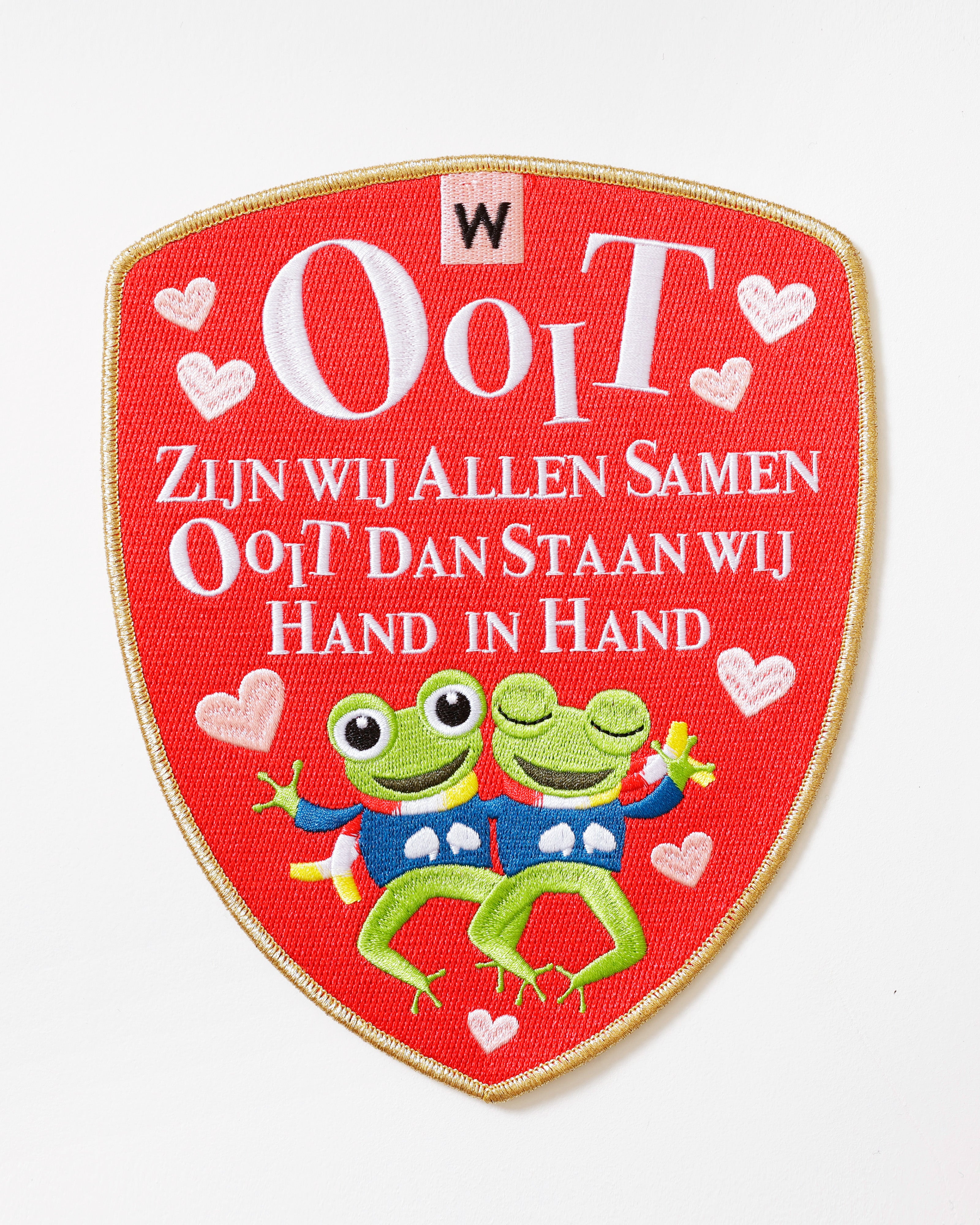 Oeteldonks Rugembleem Ooit - Rood