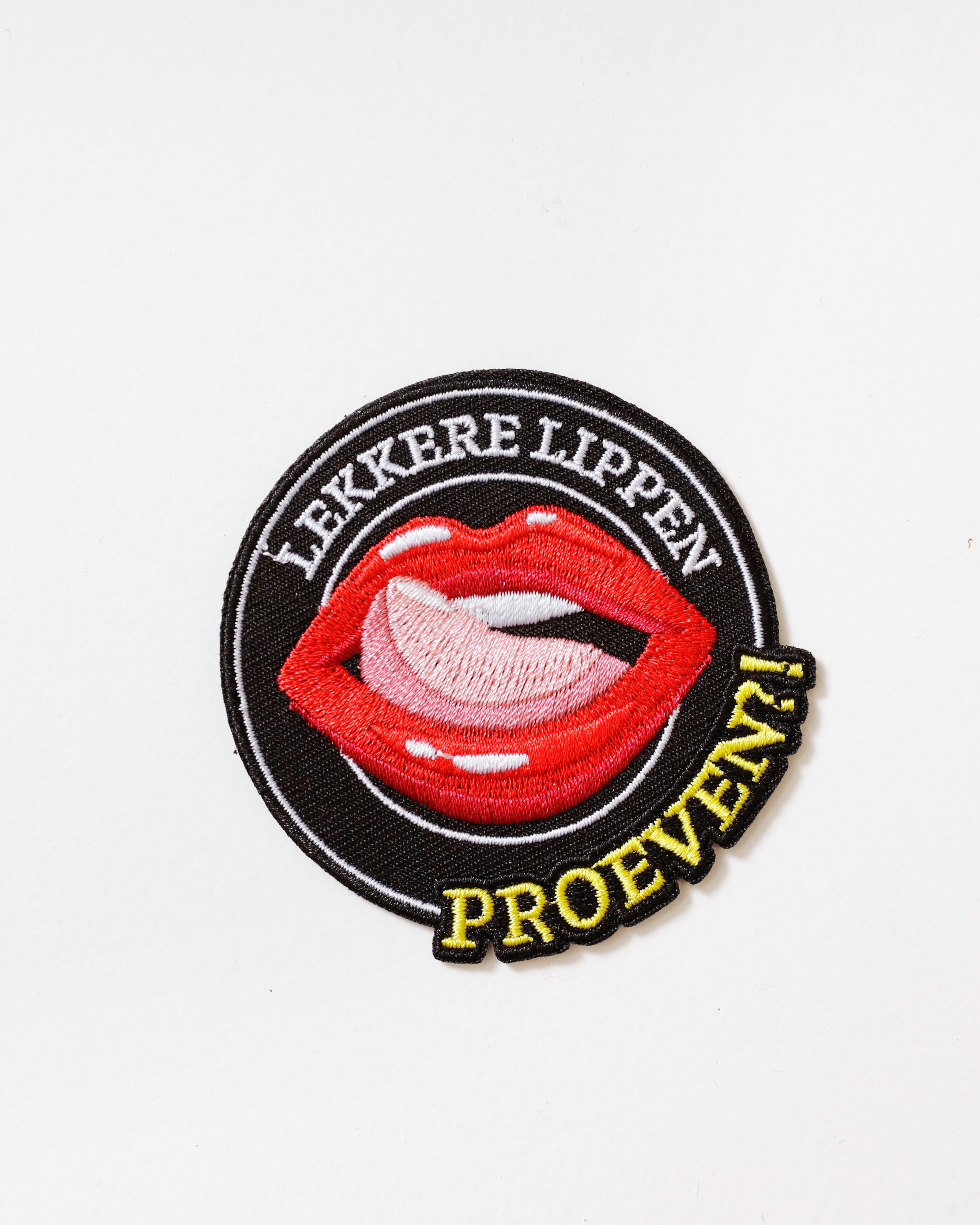 Embleem Lekkere Lippen Proeven