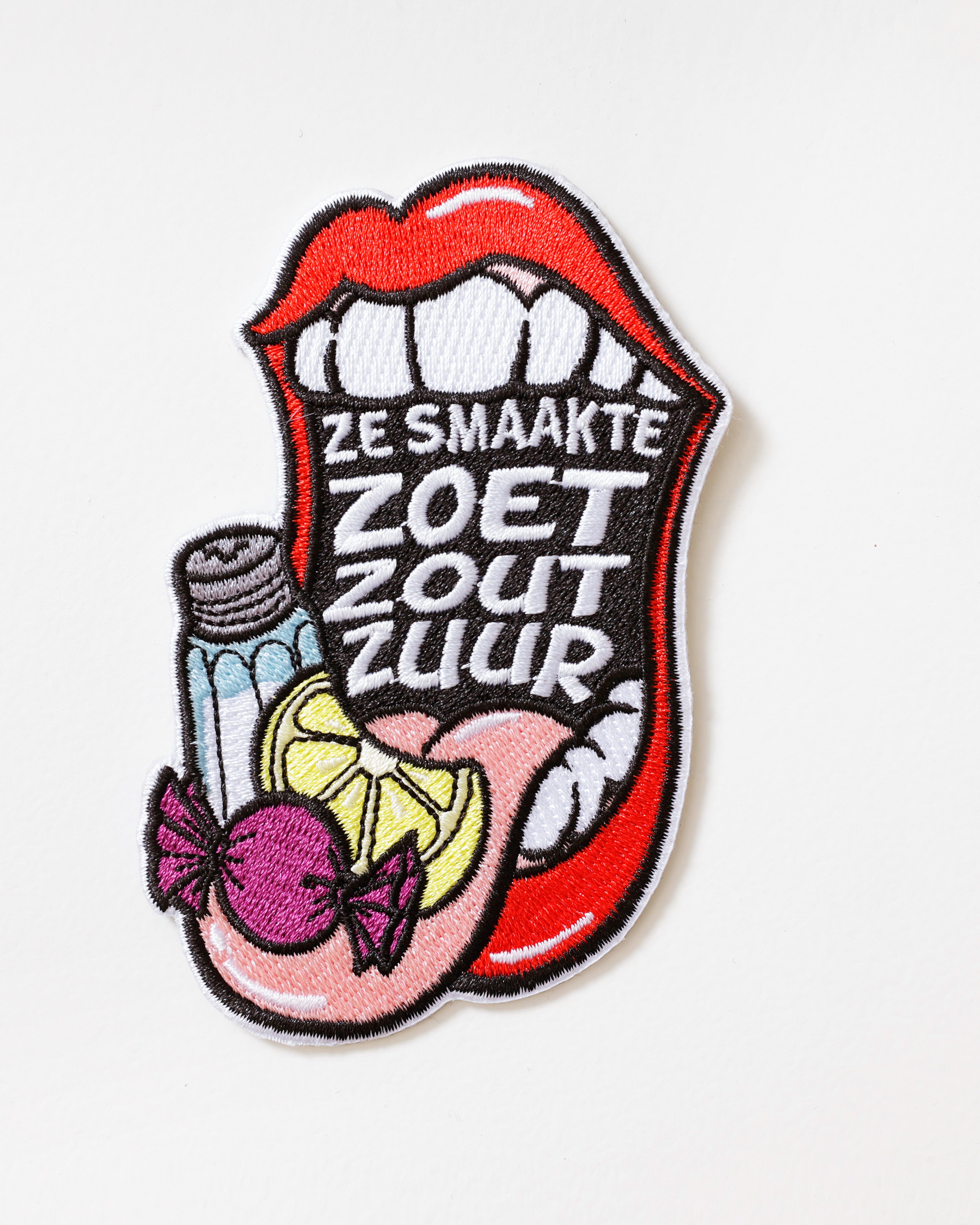 Embleem Ze Smaakte Zoet Zoet Zuur