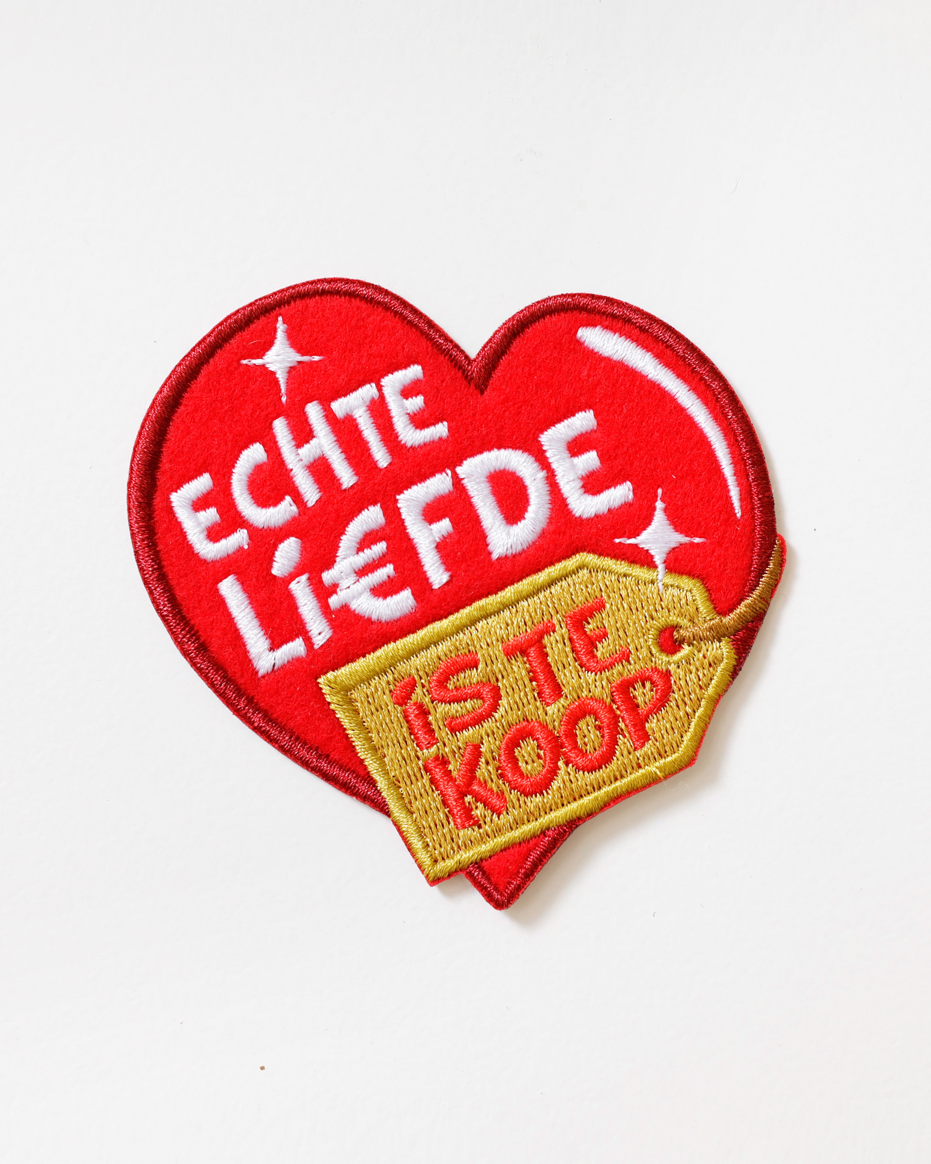 Embleem Echte Liefde Is Te Koop – Hartje