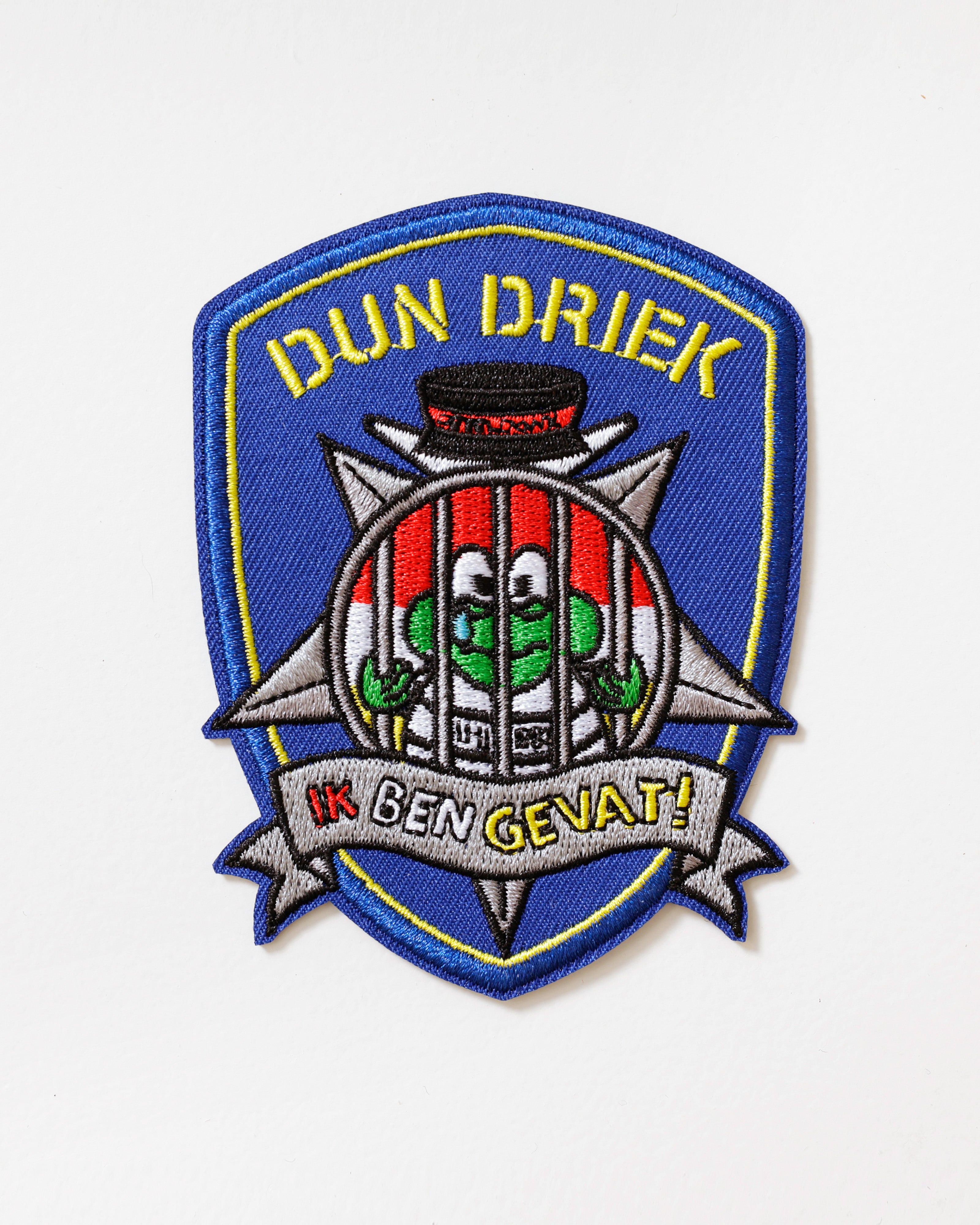 Oeteldonks Embleem Dun Driek – Ik Ben Gevat!