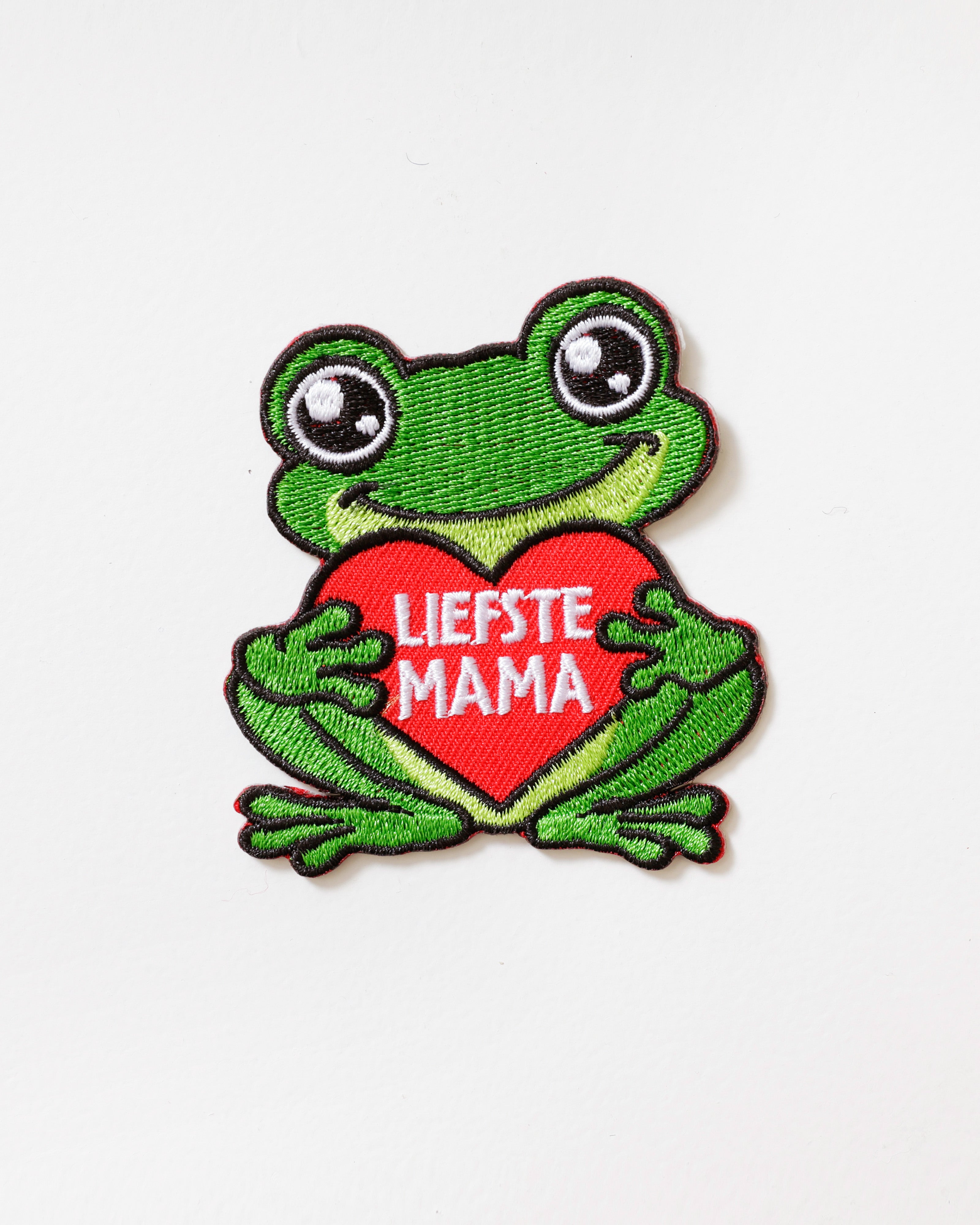 Oeteldonks Embleem Kikker met Hart Liefste Mama