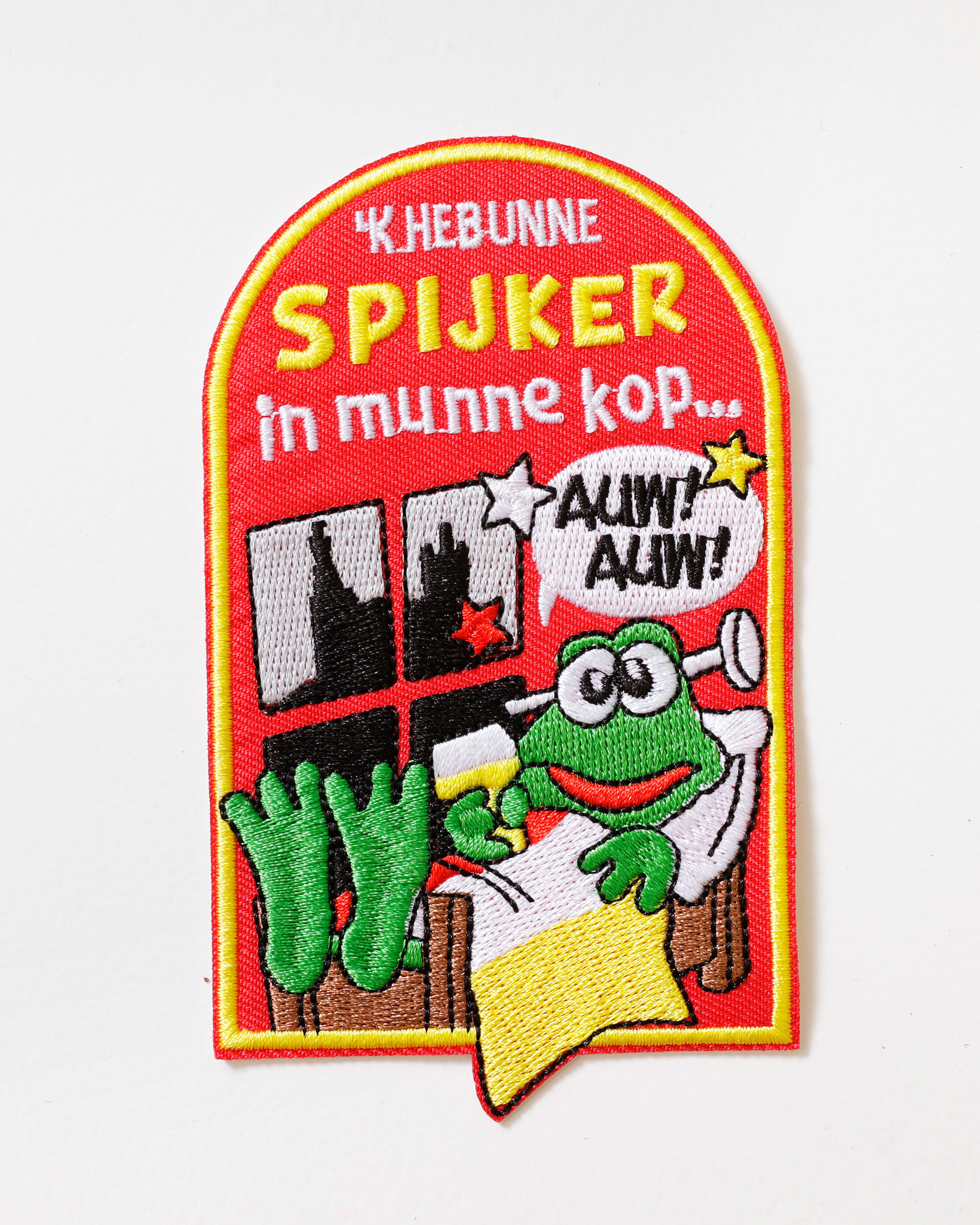 Oeteldonks embleem ‘k Heb Unne Spijker in Munne Kop