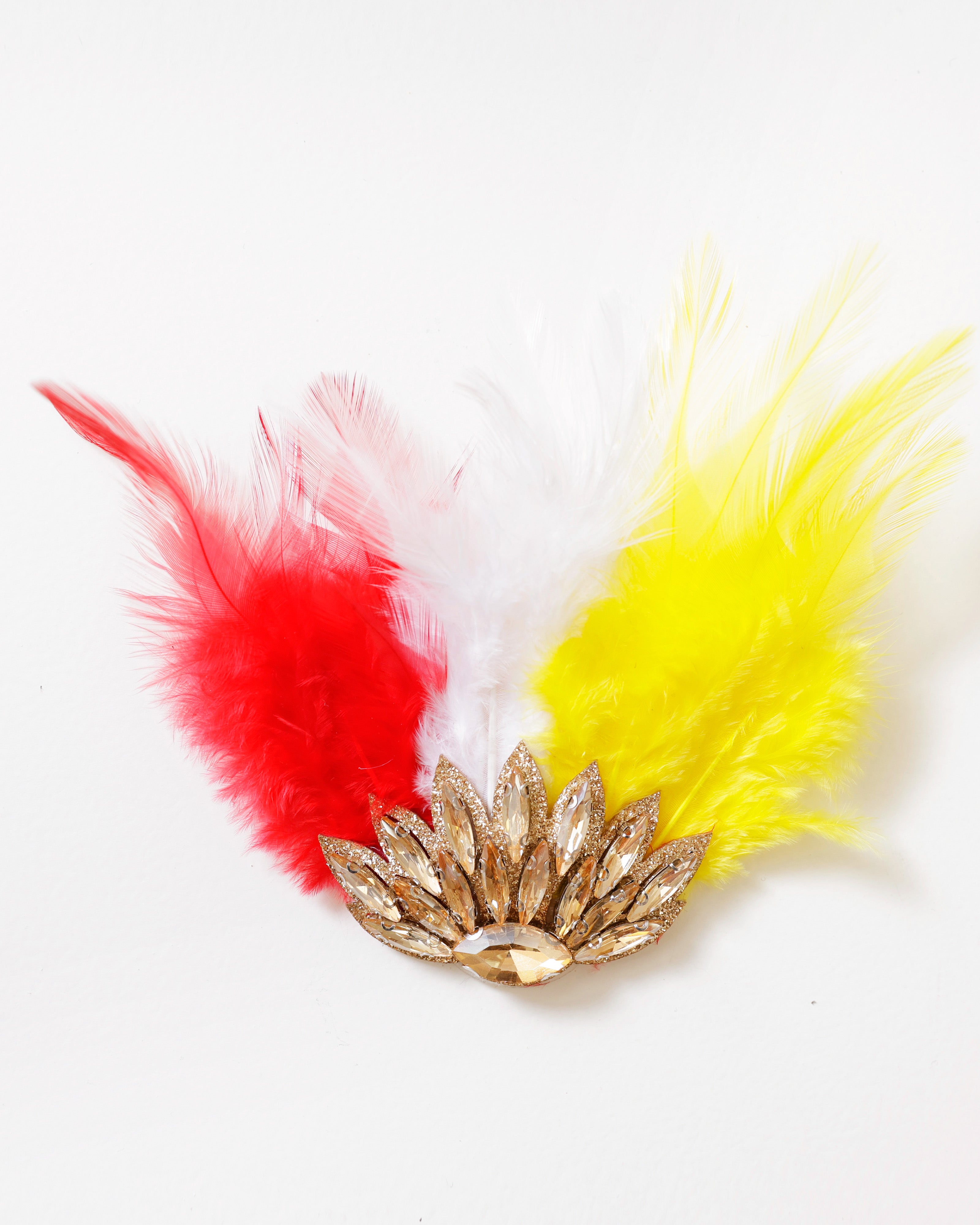 Oeteldonkse Veren Broche Rood Wit Geel – Goud Detail