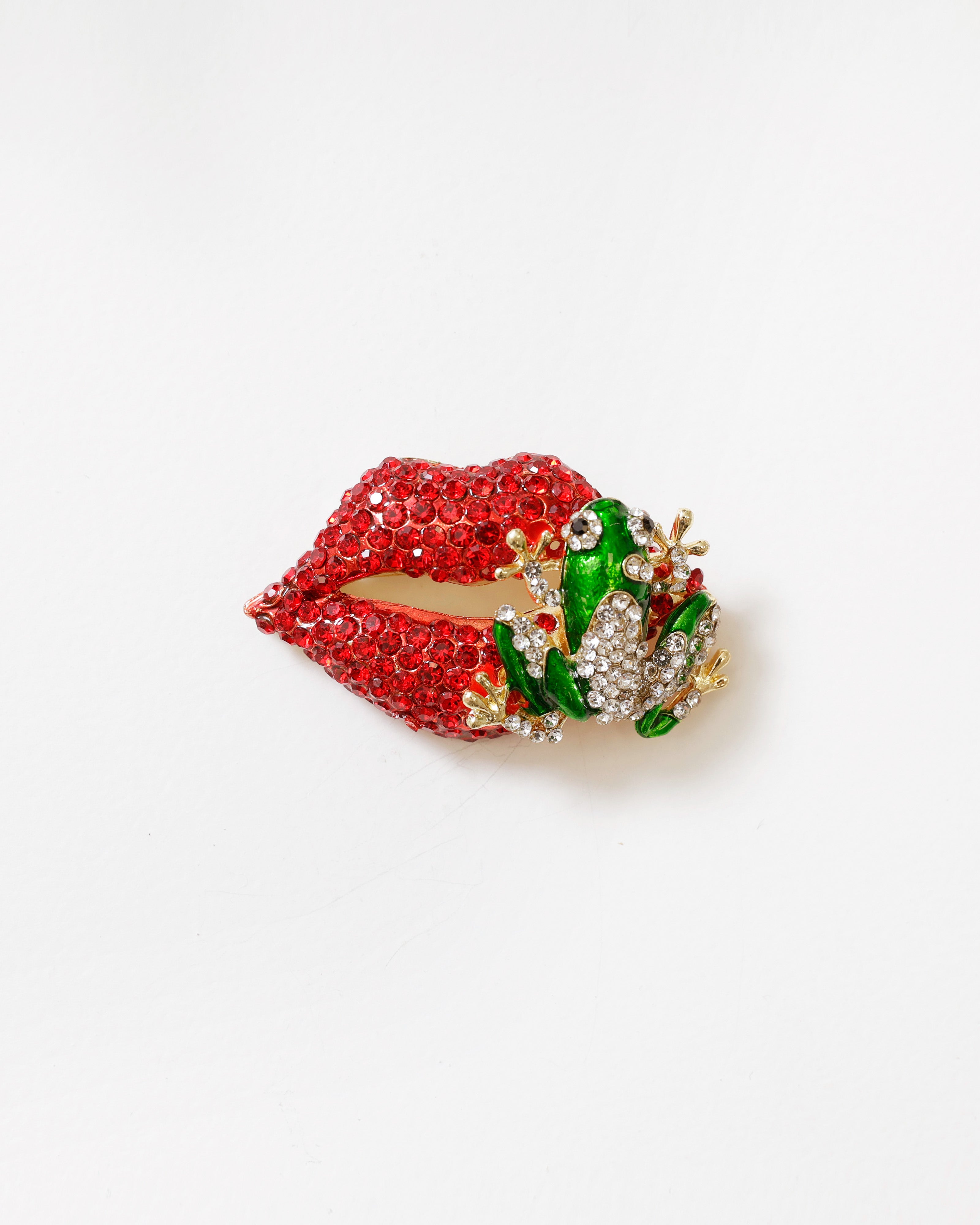 Oeteldonkse Broche Lippen met Kikker