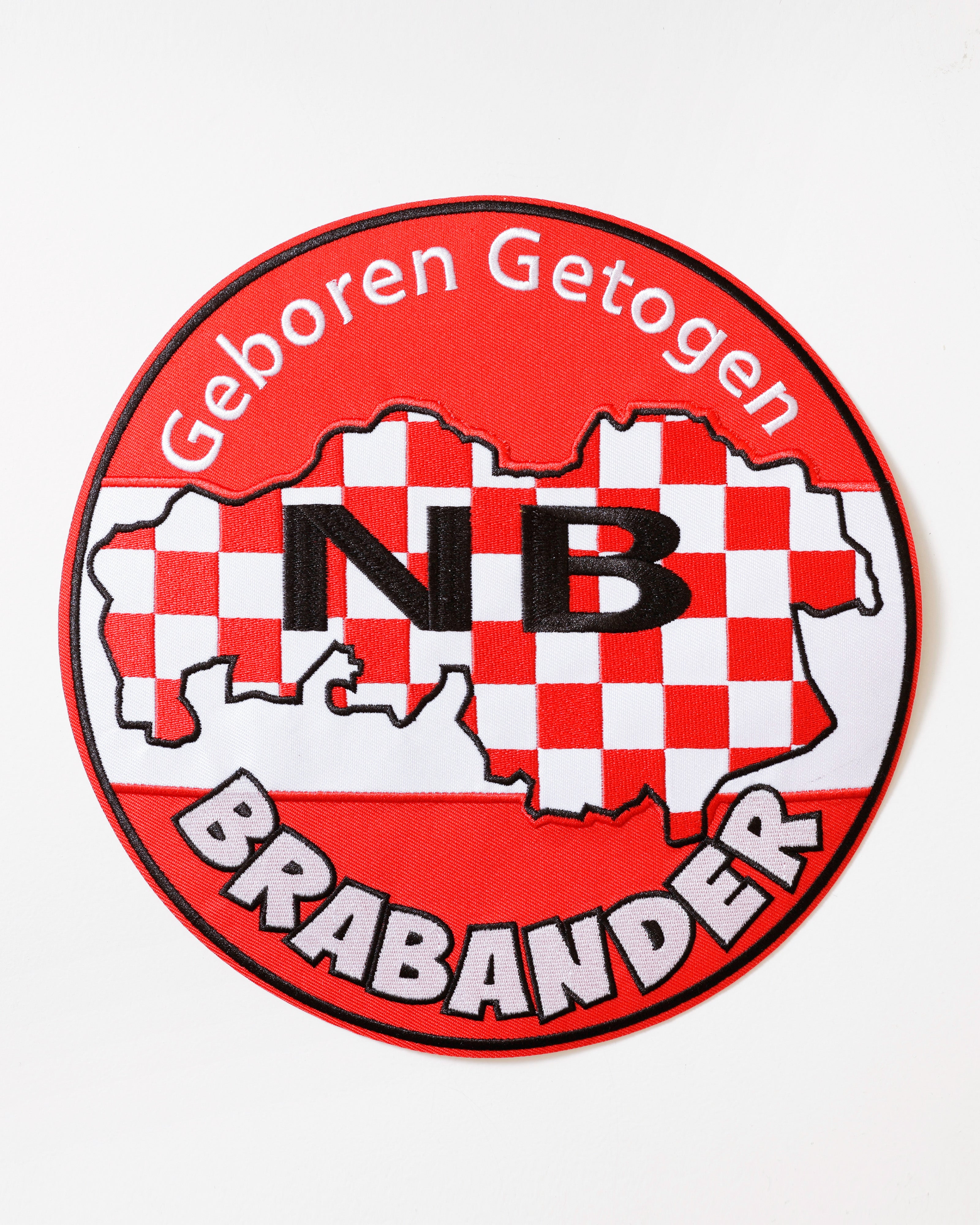 Oeteldonks Groot Rugembleem Geboren & Getogen NB – Brabander