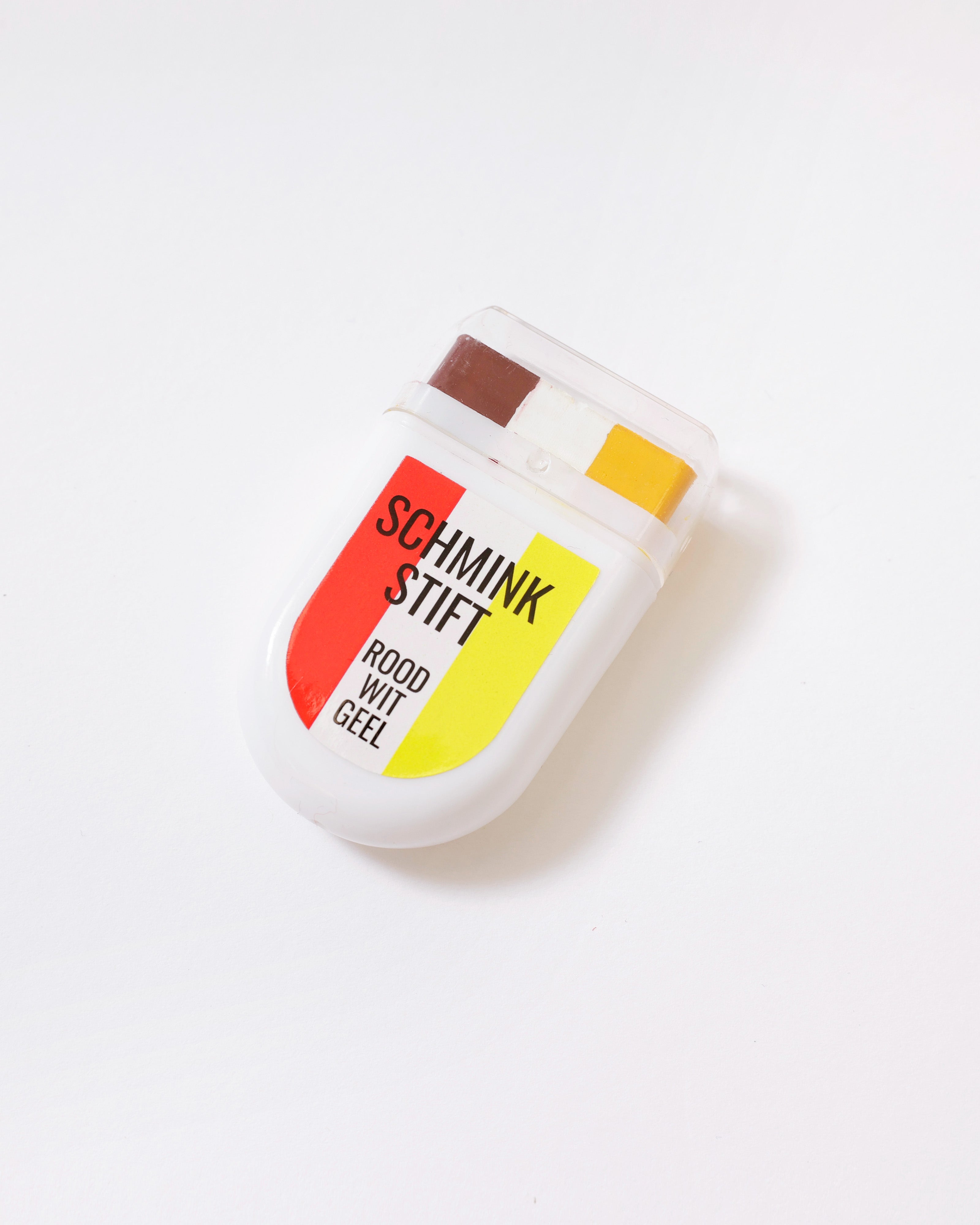 Schminkstift rood wit geel