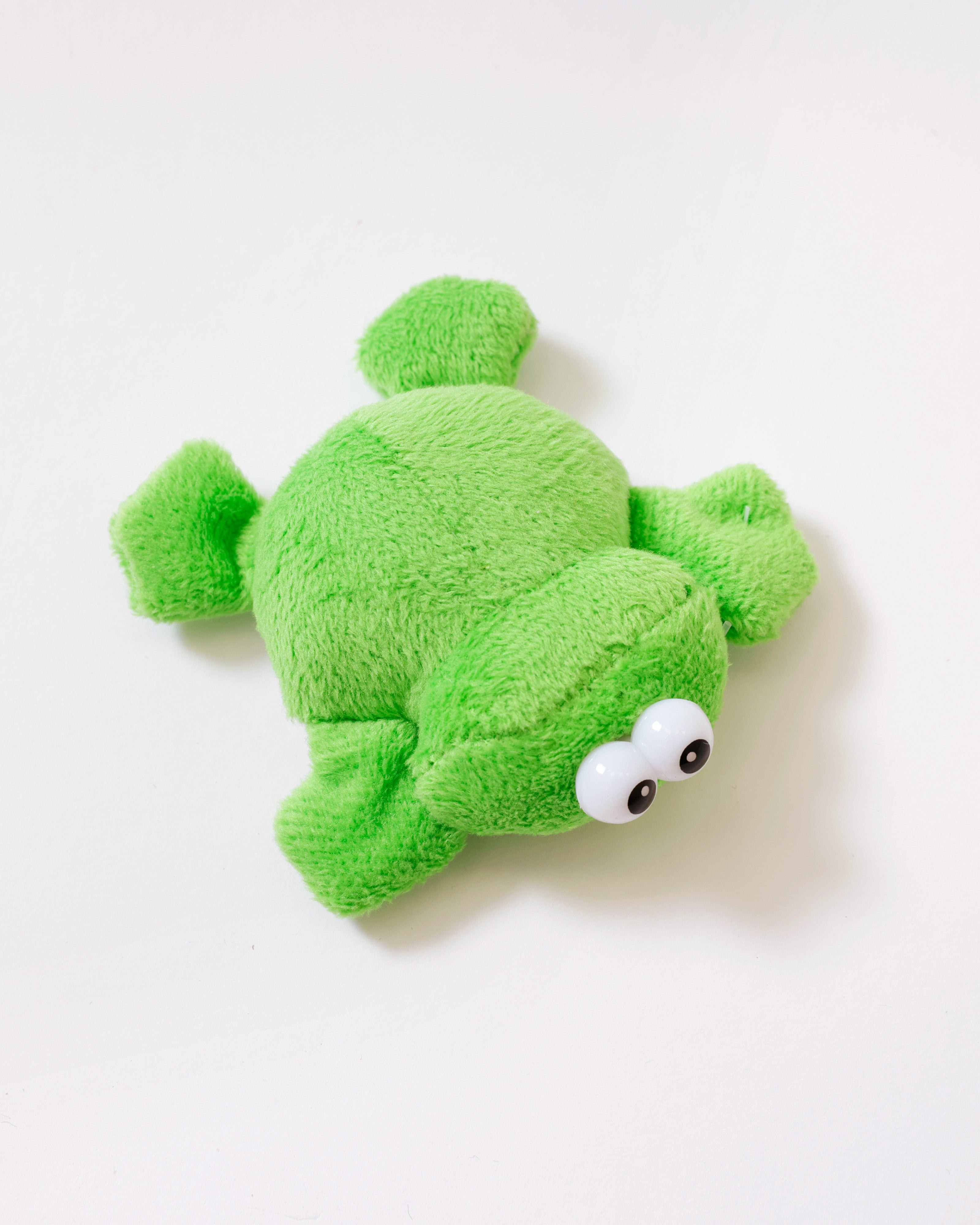 Pluche kikker speldje – groen