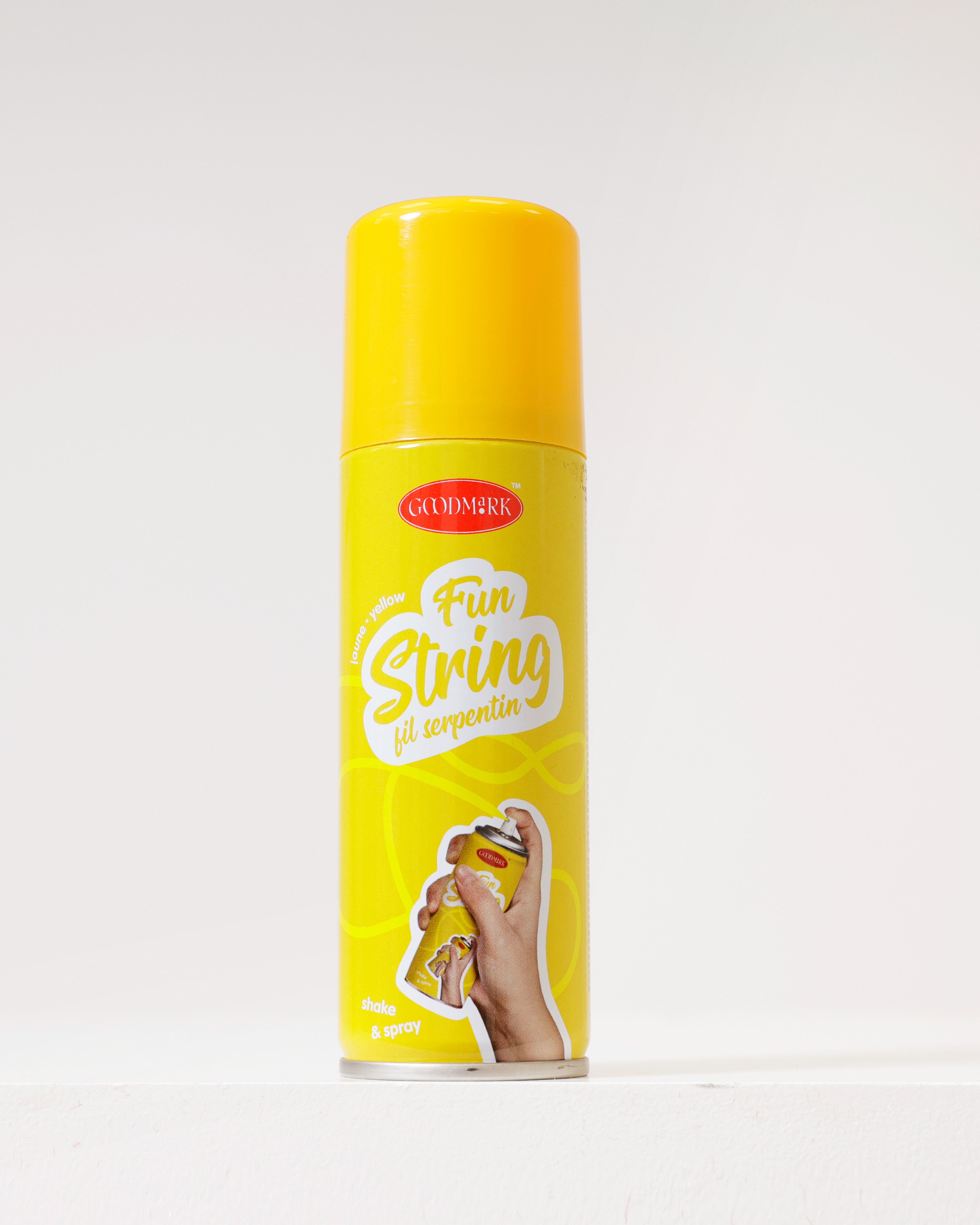Fun string Serpentine spray - Geel