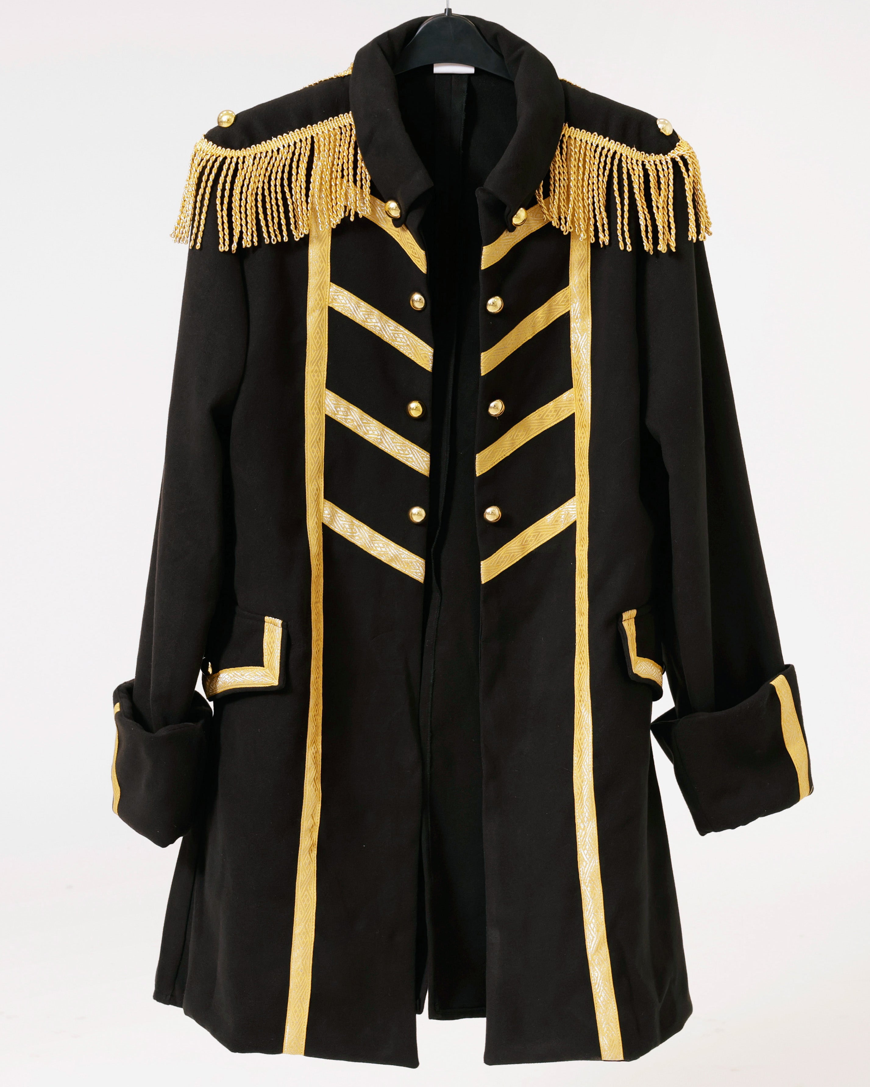 Oeteldonkse Lange Herenjas met Gouden Schouderfranjes