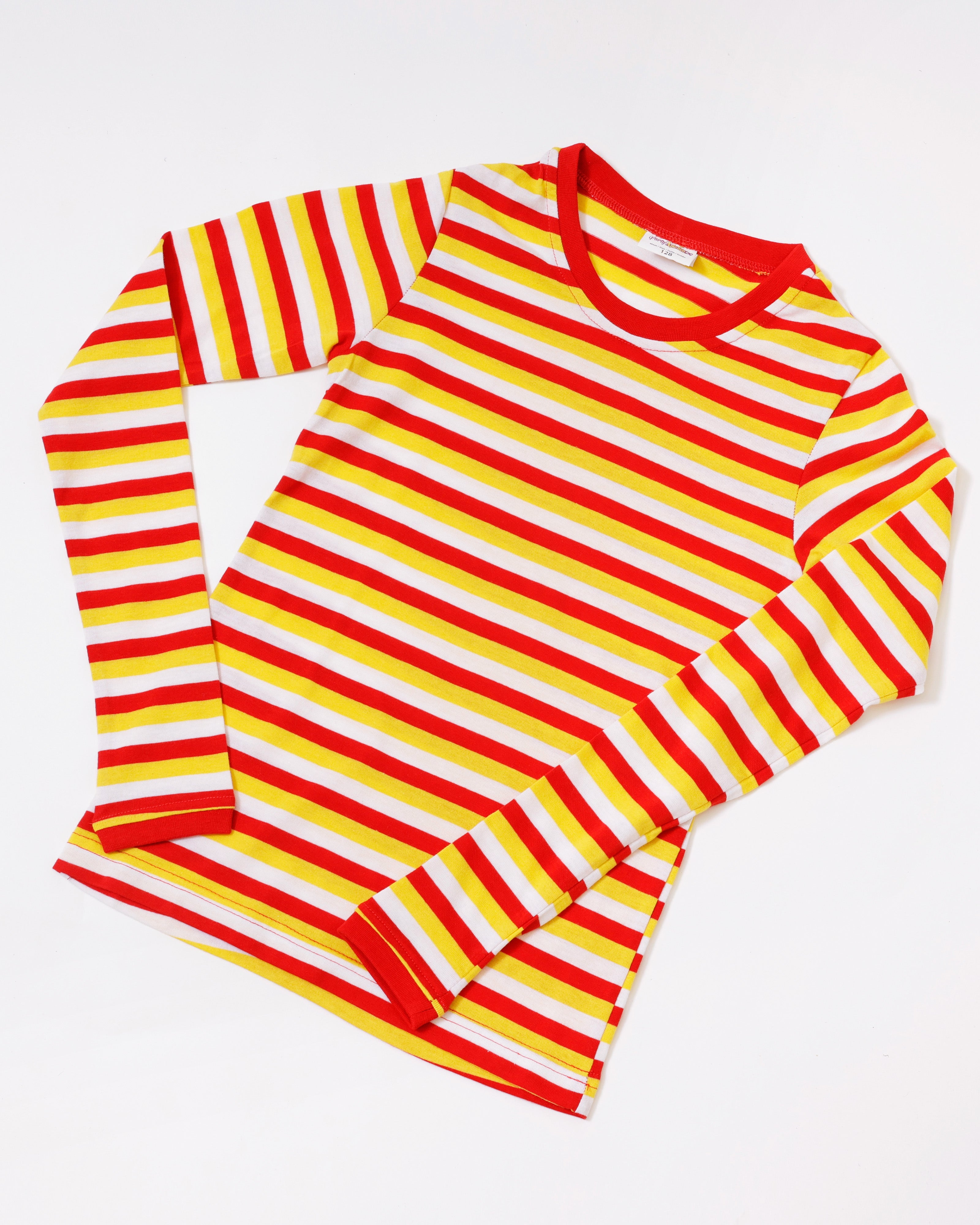 Dorus T-shirt in Rood Wit Geel - Kinderen